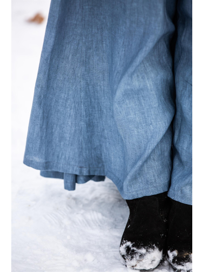 Trollfelsen Leonardo Carbone Leinen Kleid Anna Taubenblau _16_ Trollfelsen Leonardo Carbone Leinen Kleid Anna Taubenblau _16_